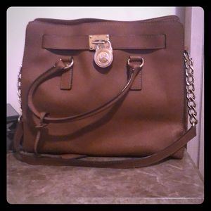 brown michael kors bag